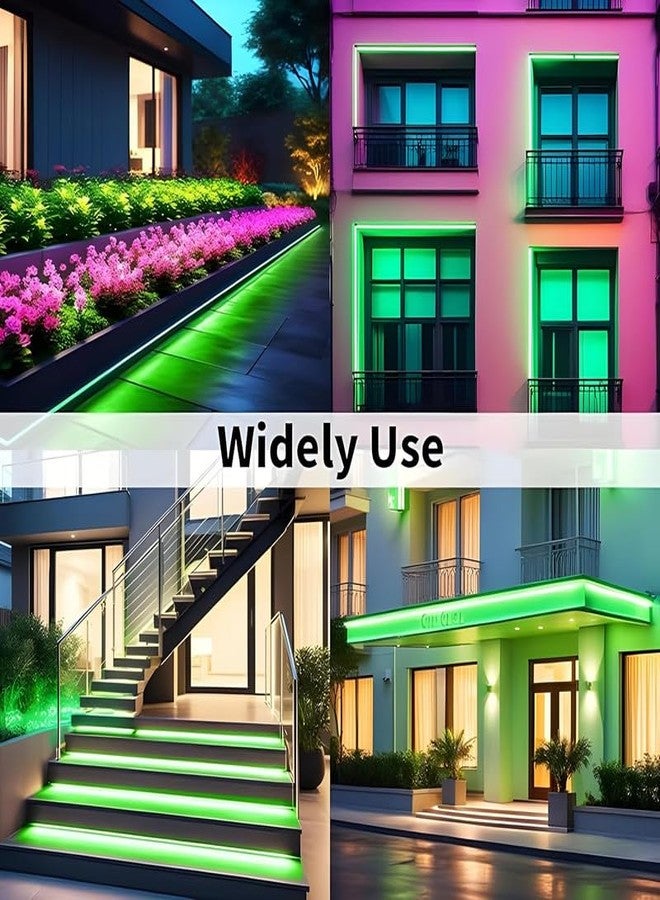 REPISH 5-Meter Green Neon Light Strip with 600 LEDs and 12V Adapter - Ideal for Wall Decorations, Parties, Celebrations, Bars, and Custom Neon Displays (Pack of 1) - Image 5